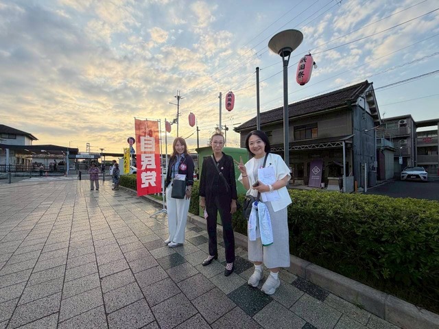 8月の自由民主党奈良県支部連合会の街頭宣伝活動