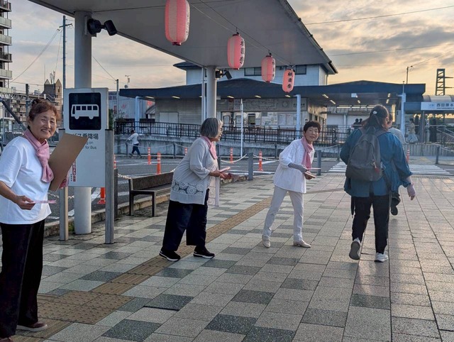8月の自由民主党奈良県支部連合会の街頭宣伝活動